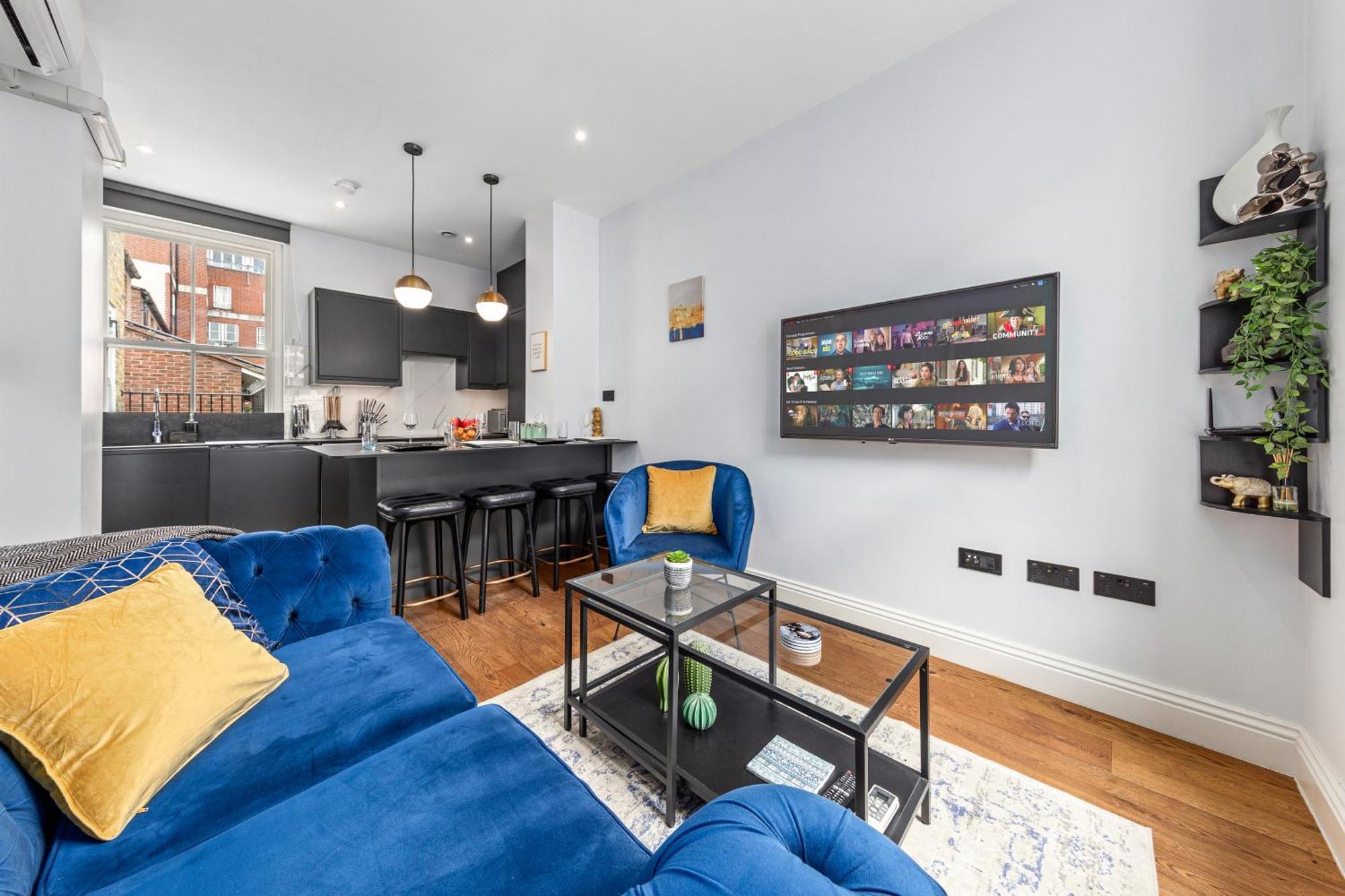 Stylish 2 Bedroom Apartment In Westminster Sleeps 5 With Ac London Bagian luar foto