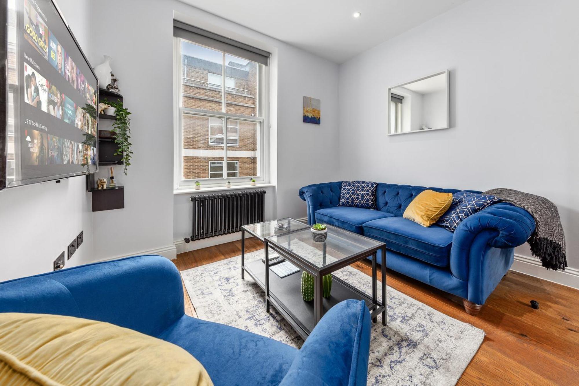 Stylish 2 Bedroom Apartment In Westminster Sleeps 5 With Ac London Bagian luar foto